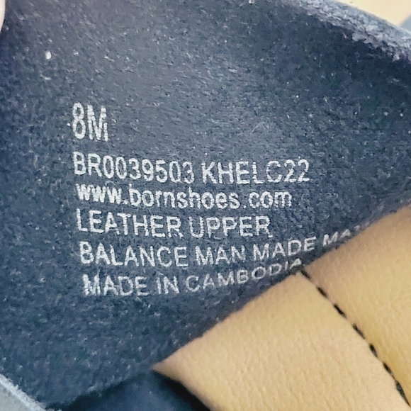 NEW Born Cherita Flat Slide Sandals Black Leather Double Strap - Picture 6 of 6